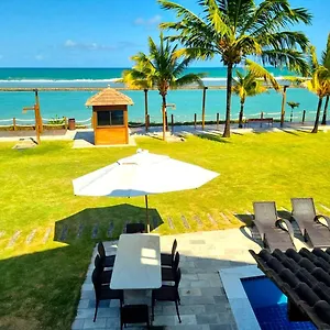 Casa de Férias Casa A Beira Mar, Pe Na Areia, Tipo Bangalo, Piscina Privativa, Muro Alto, Pe, Pôrto das Galinhas
